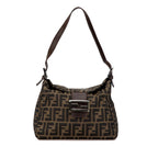 Fendi Zucca Canvas Double Flap Mamma (SHG-9hHdcP)