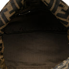 Fendi Zucca Canvas Double Flap Mamma (SHG-9hHdcP)