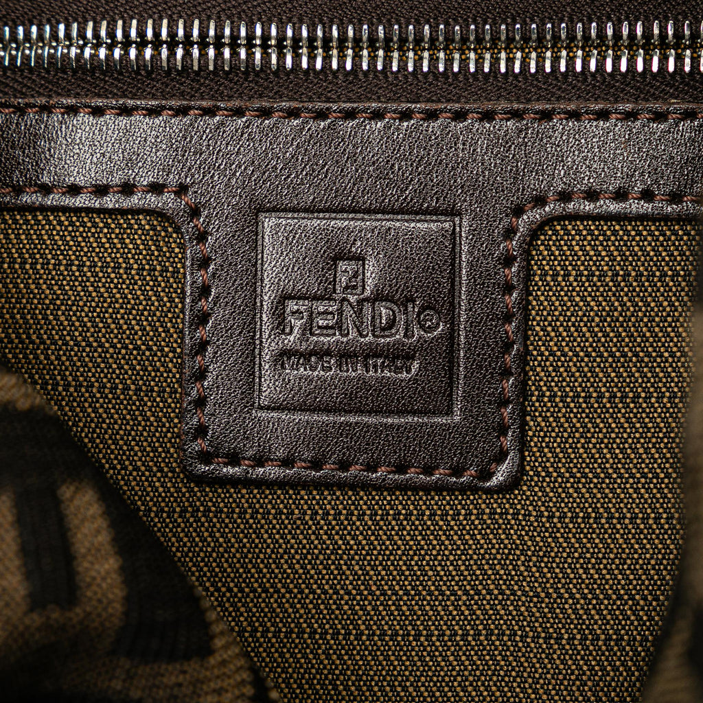 Fendi Zucca Canvas Double Flap Mamma (SHG-9hHdcP)