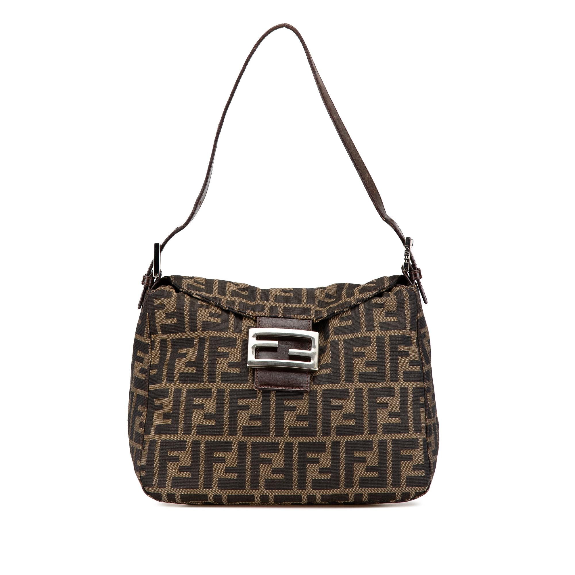 Fendi Zucca Canvas Double Flap Mamma (SHG-IOclRQ)