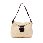 Fendi Zucca Canvas Double Flap Mamma (SHG-aECQqq)