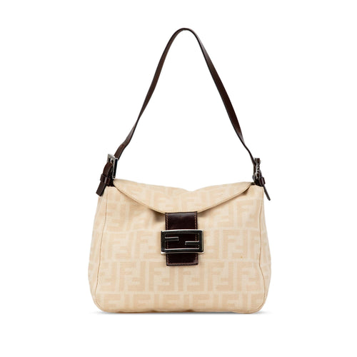 Fendi Zucca Canvas Double Flap Mamma (SHG-aECQqq)