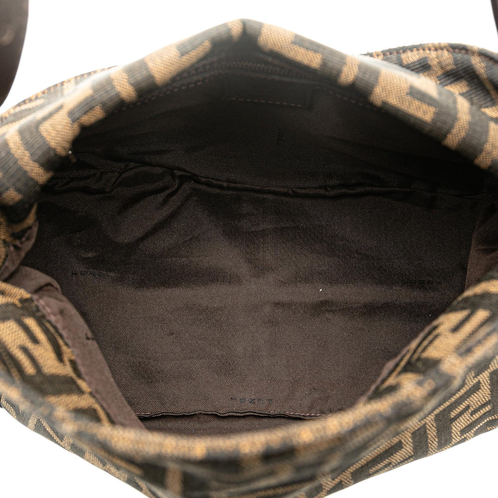 Fendi Zucca Canvas Double Flap Mamma (SHG-D31esP)