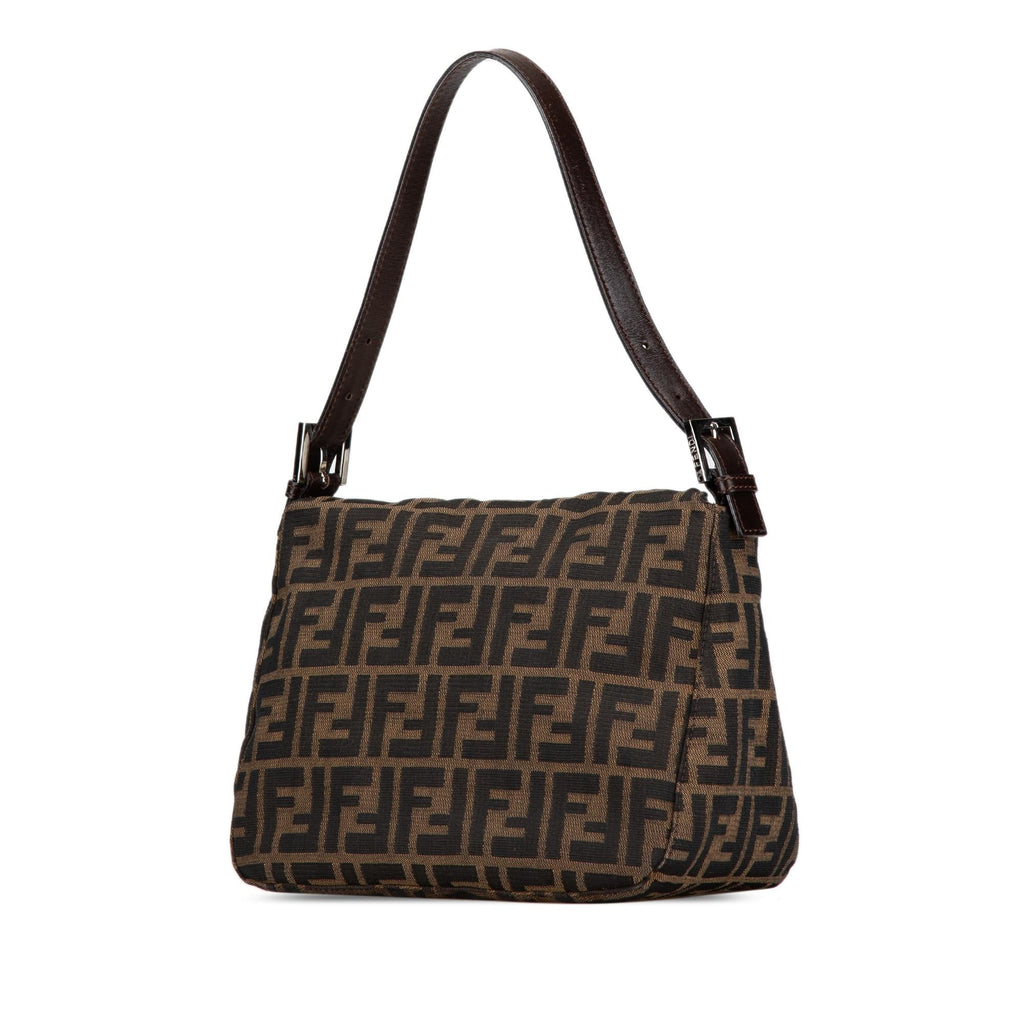 Fendi Zucca Canvas Double Flap Mamma (SHG-D31esP)