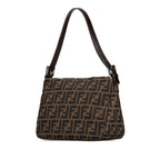 Fendi Zucca Canvas Double Flap Mamma (SHG-D31esP)