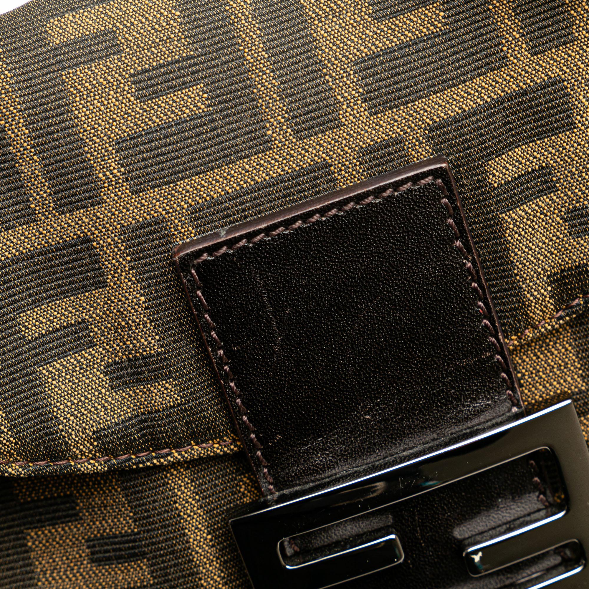 Fendi Zucca Canvas Double Flap Mamma (SHG-kJxSjW)