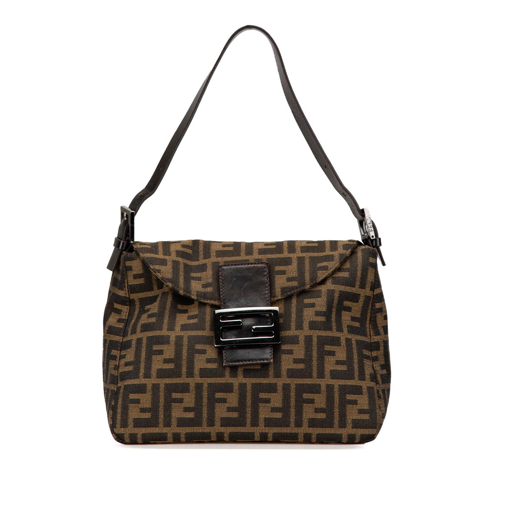 Fendi Zucca Canvas Double Flap Mamma (SHG-kJxSjW)