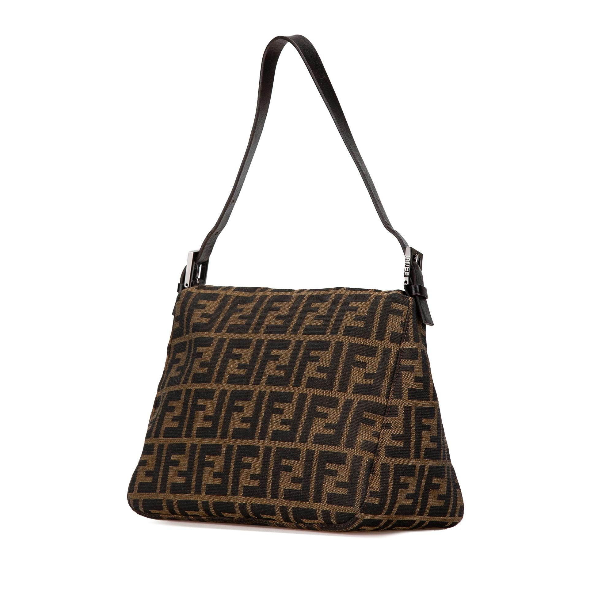 Fendi Zucca Canvas Double Flap Mamma (SHG-kJxSjW)