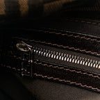 Fendi Zucca Canvas Double Flap Shoulder Bag (SHG-BZYeGl)