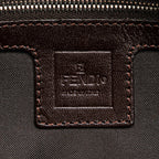 Fendi Zucca Canvas Double Flap Shoulder Bag (SHG-k4mhEM)