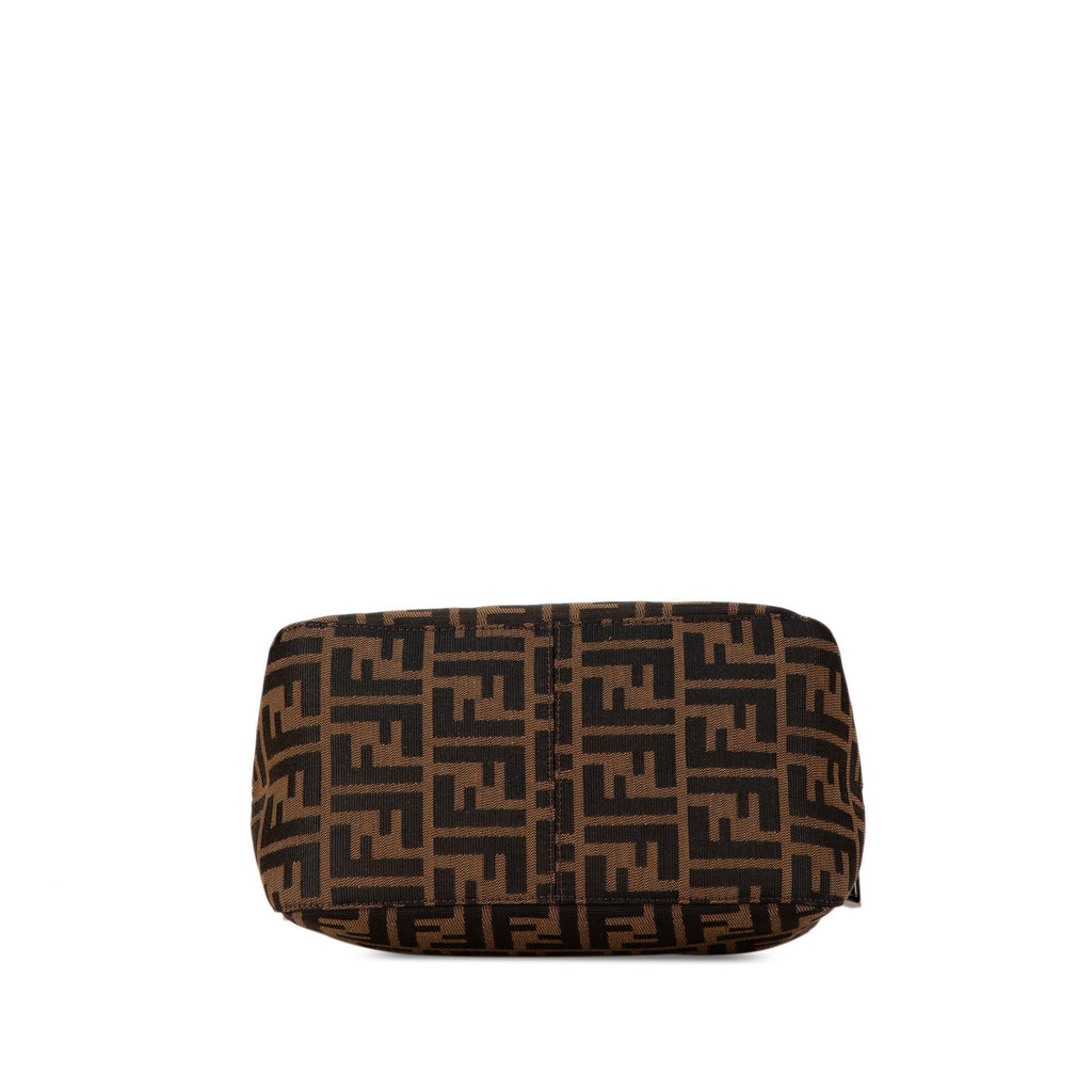 Fendi Zucca Canvas Double Flap Shoulder Bag (SHG-5160t3)