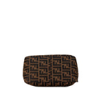 Fendi Zucca Canvas Double Flap Shoulder Bag (SHG-5160t3)