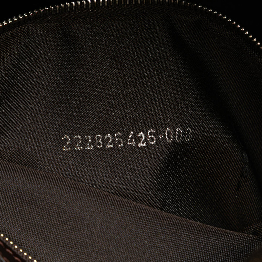 Fendi Zucca Canvas Double Flap Shoulder Bag (SHG-5160t3)