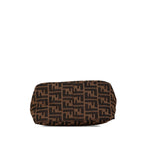 Fendi Zucca Canvas Double Flap Shoulder Bag (SHG-ulez5F)
