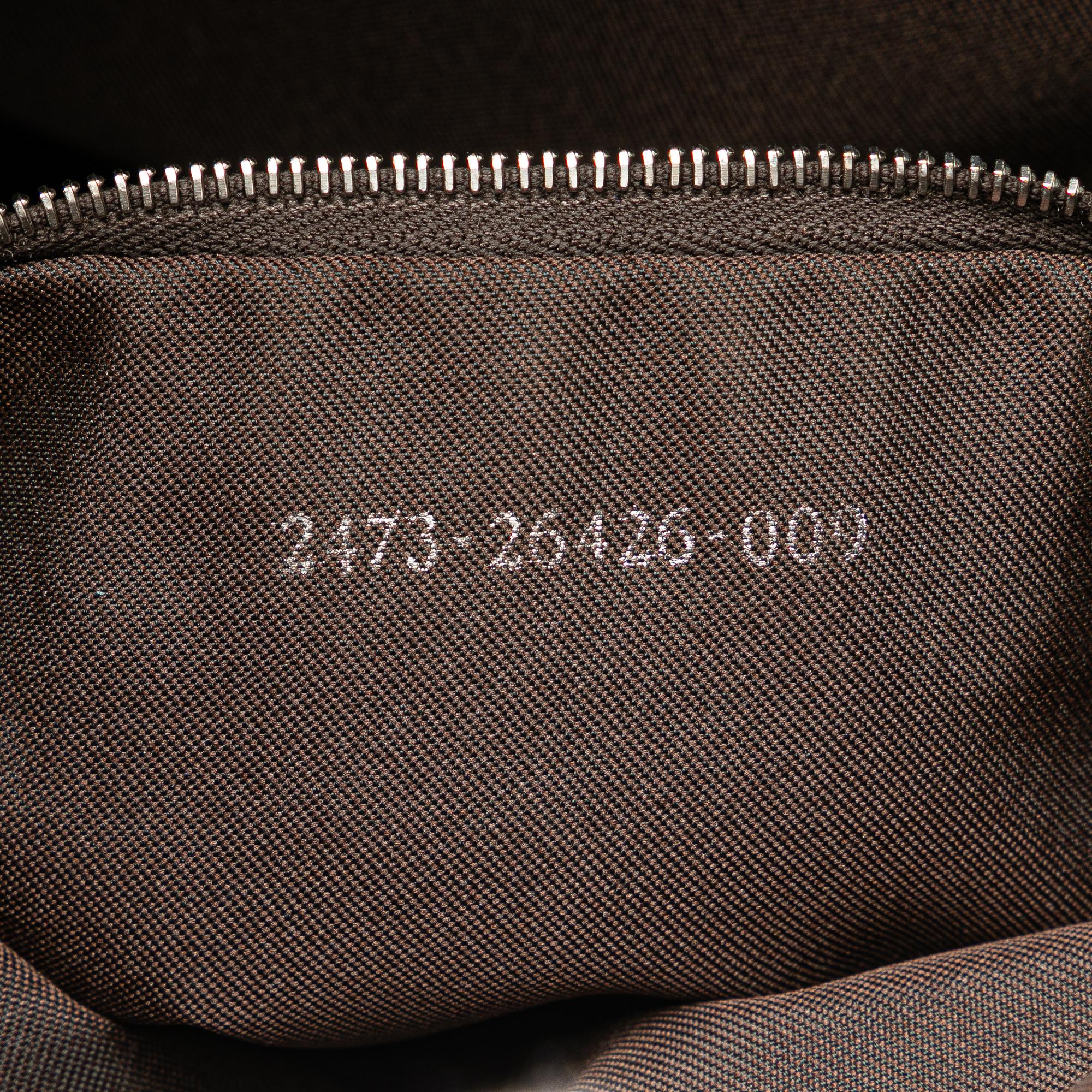 Fendi Zucca Canvas Double Flap Shoulder Bag (SHG-ulez5F)