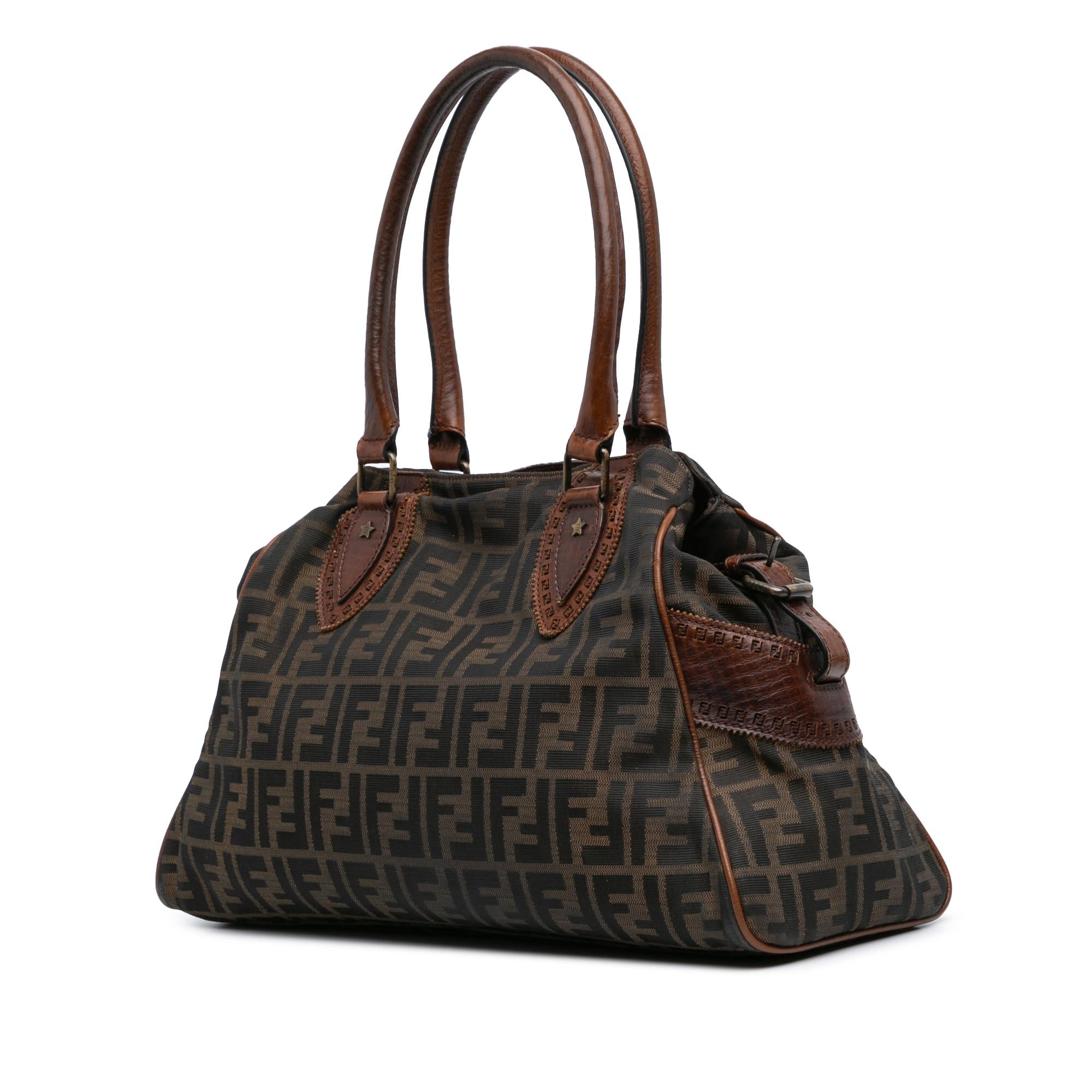 Fendi Zucca Canvas Etniko Handbag (SHG-e50x9E)