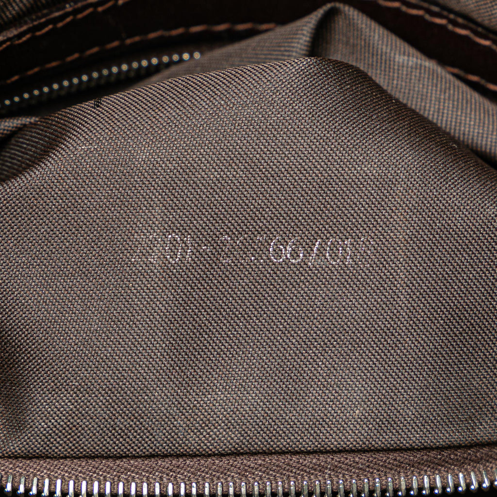 Fendi Zucca Canvas Flap Shoulder Bag (SHG-PNNTeW)