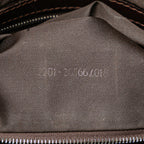 Fendi Zucca Canvas Flap Shoulder Bag (SHG-PNNTeW)
