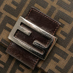 Fendi Zucca Canvas Flap Shoulder Bag (SHG-PNNTeW)