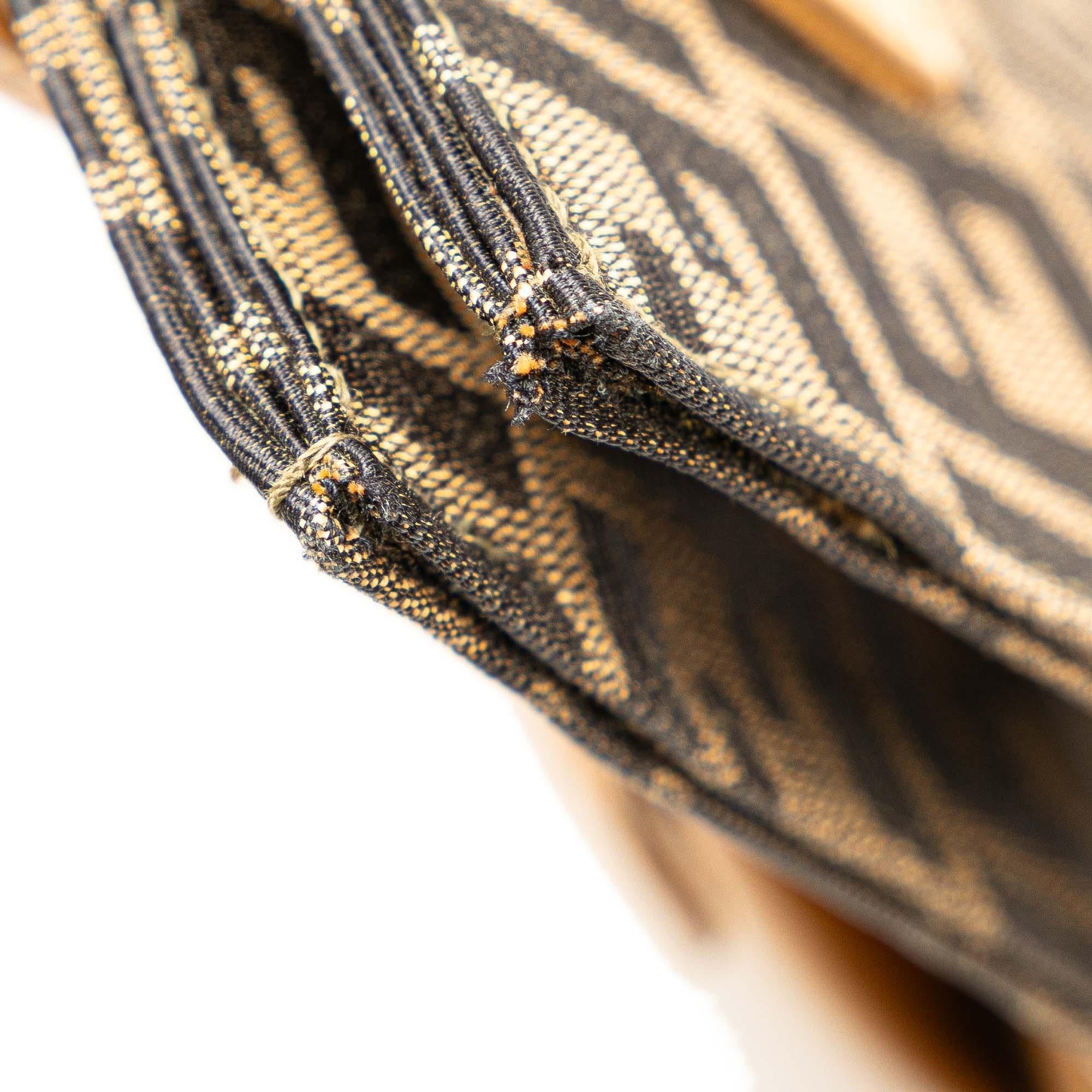 Fendi Zucca Canvas Front Pocket Tote (SHG-Ms185y)