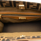 Fendi Zucca Canvas Front Pocket Tote (SHG-Ms185y)