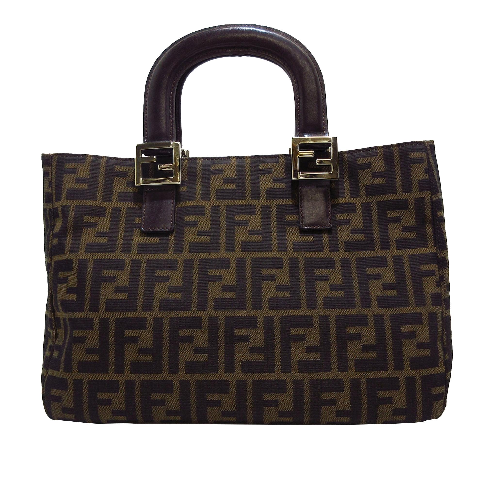Fendi Zucca Canvas Handbag (SHG-dTO6G7)