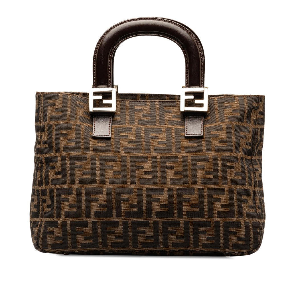 Fendi Zucca Canvas Handle Tote (SHG-yHeh88)