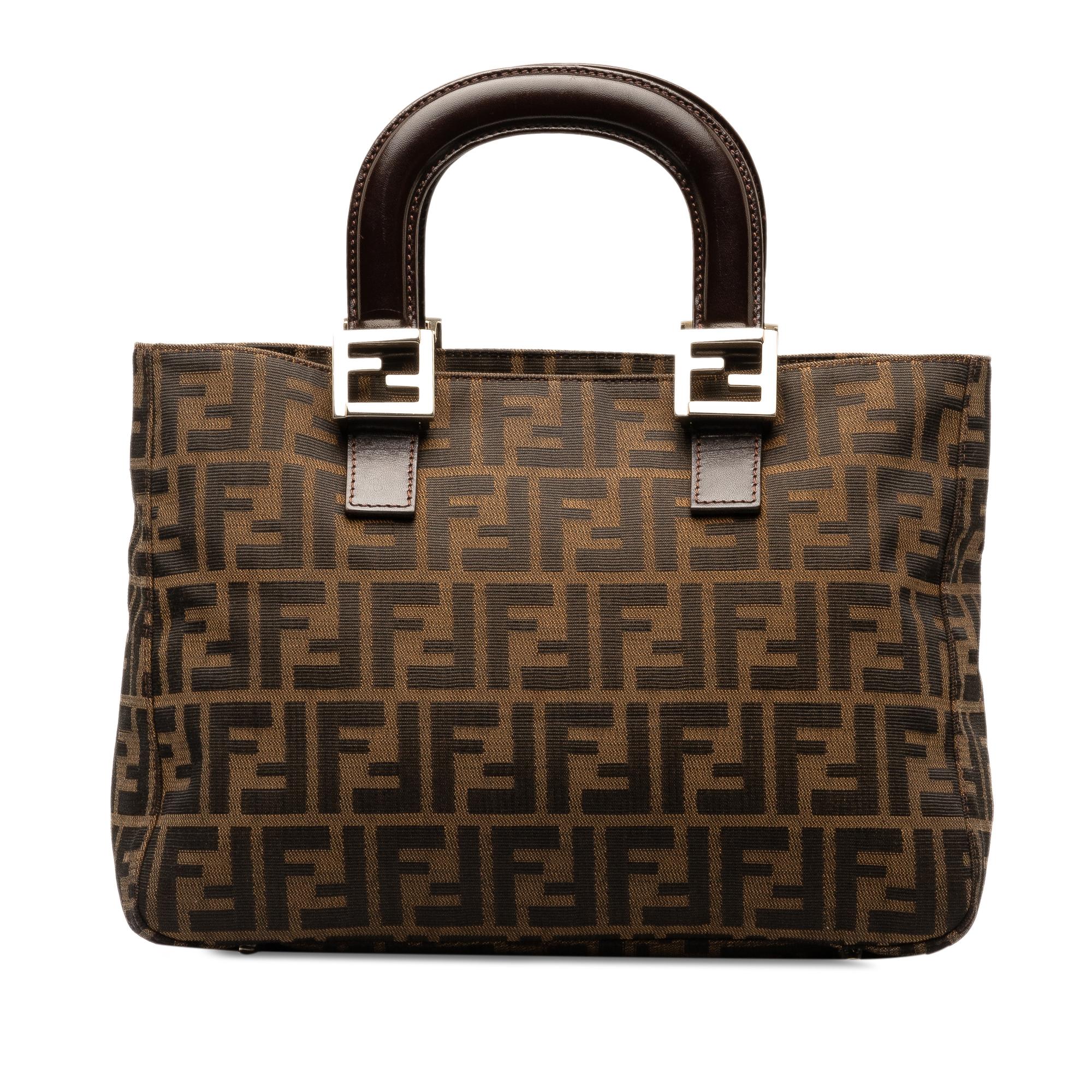Fendi Zucca Canvas Handle Tote (SHG-yHeh88)