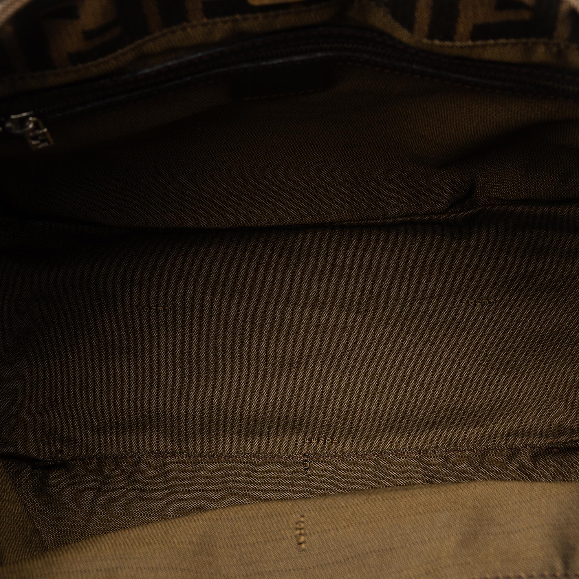 Fendi Zucca Canvas Handle Tote (SHG-yHeh88)