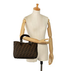 Fendi Zucca Canvas Handle Tote (SHG-yHeh88)