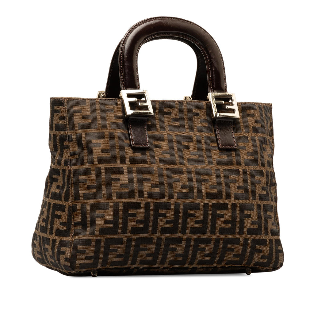 Fendi Zucca Canvas Handle Tote (SHG-yHeh88)