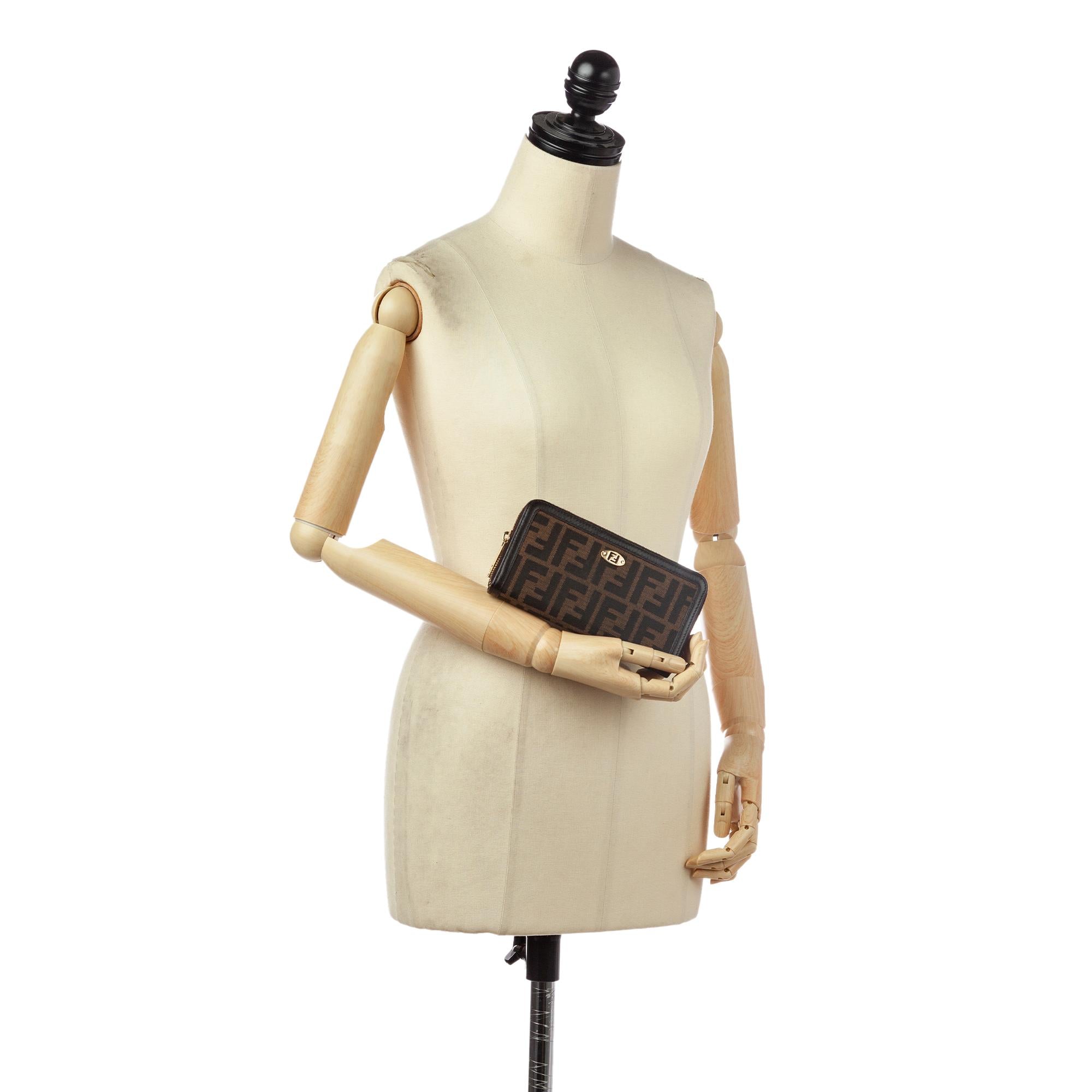 Fendi Zucca Canvas Long Wallet (SHG-30594)