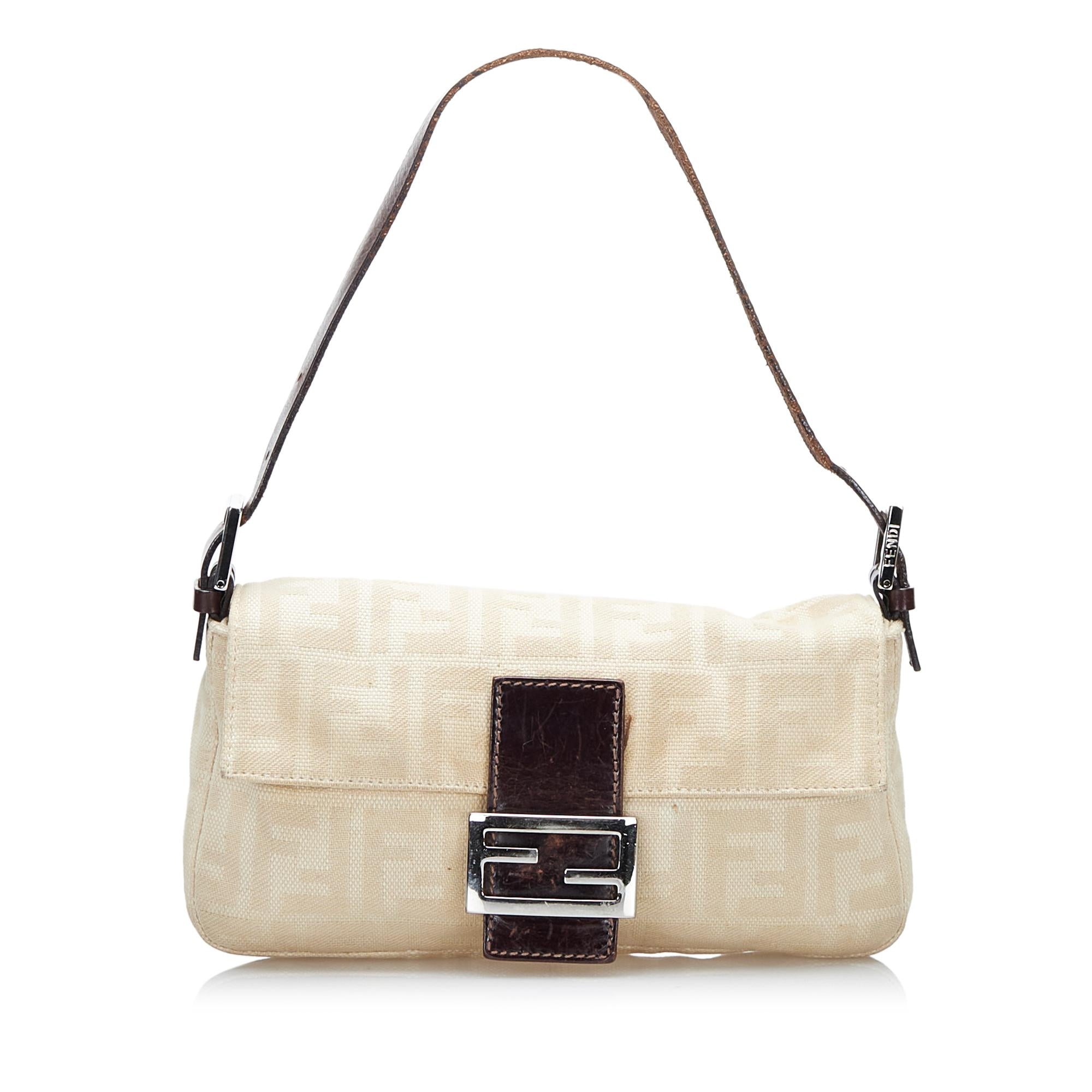 Fendi Zucca Canvas Mamma Baguette (SHG-36827)