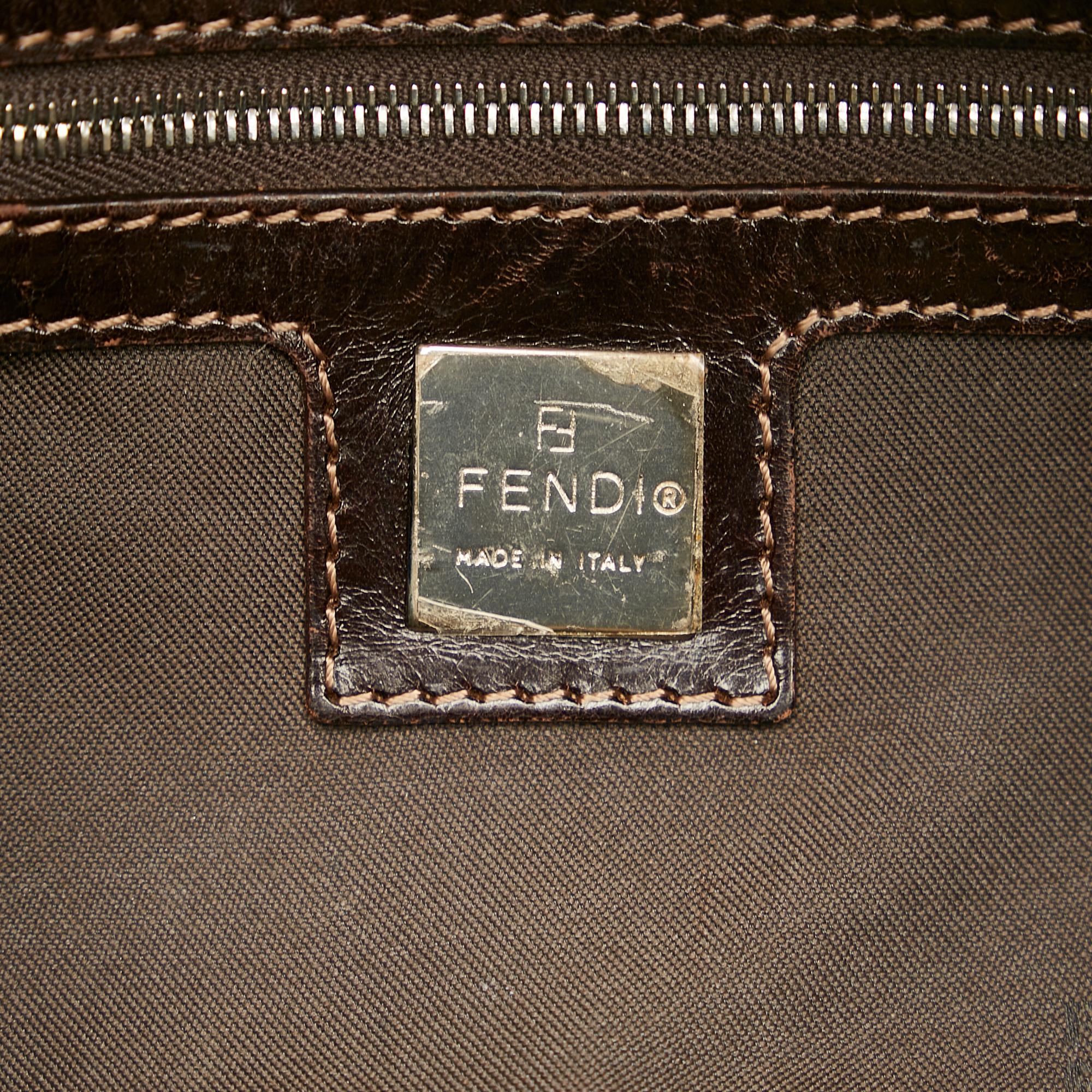 Fendi Zucca Canvas Mamma Baguette (SHG-36827)