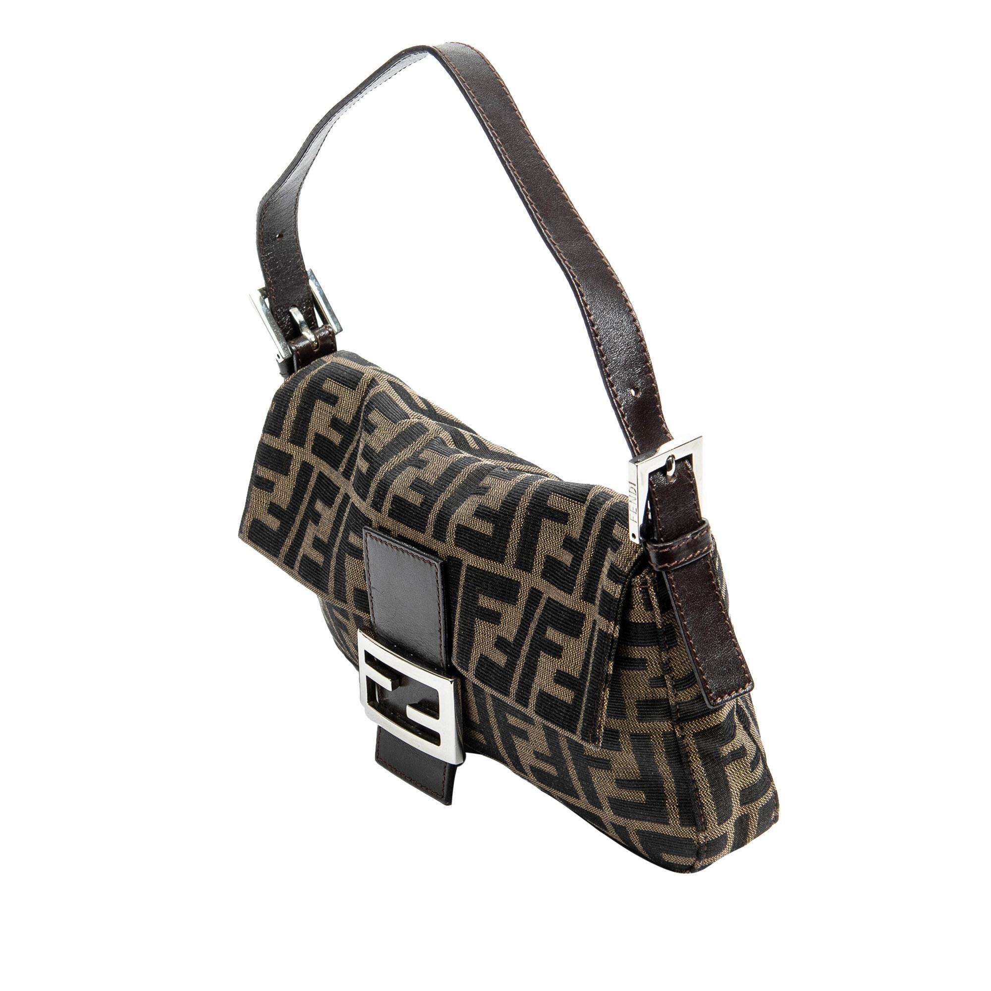 Fendi Zucca Canvas Mamma Baguette (SHG-yXolV3)