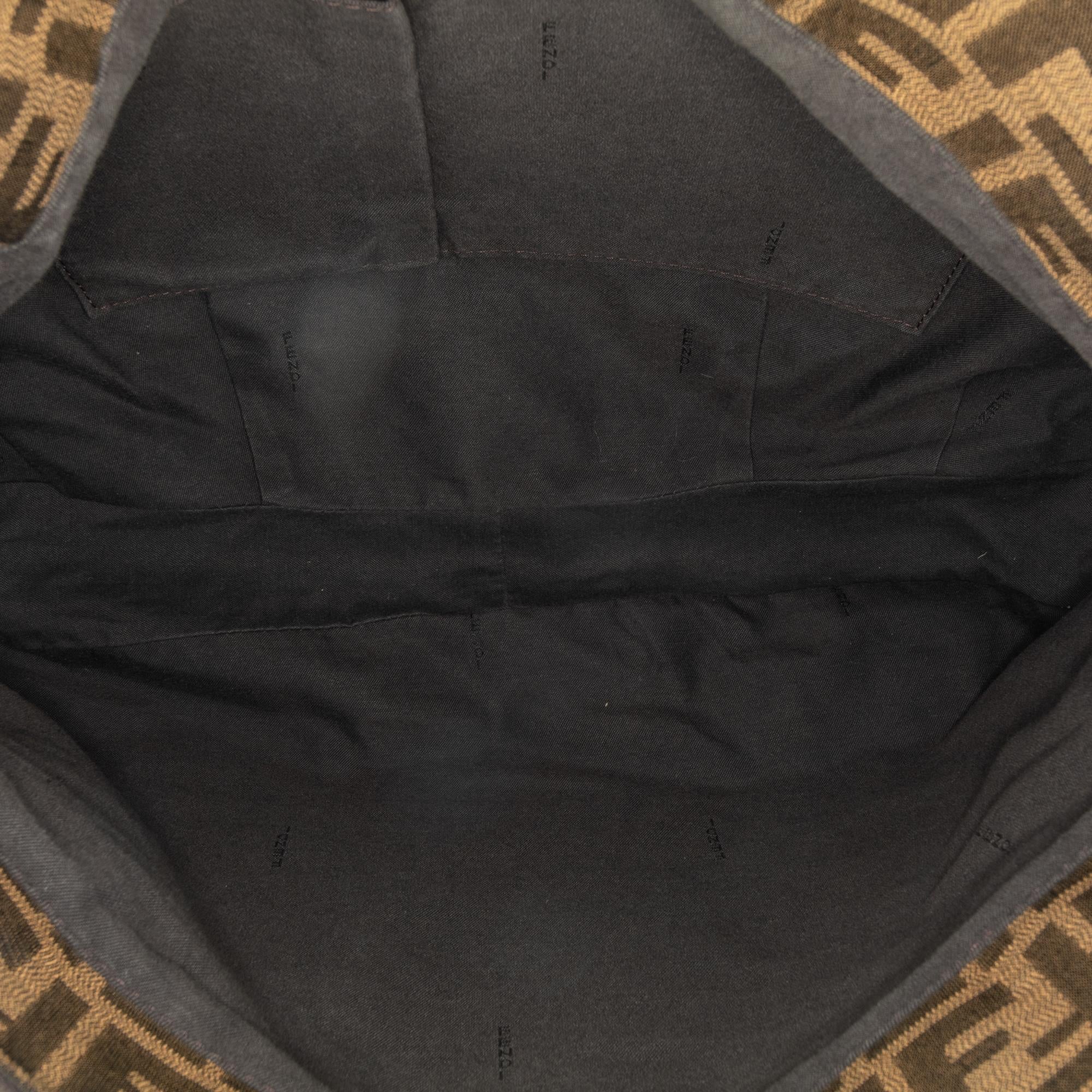 Fendi Zucca Canvas Mia Tote (SHG-xCKTom)