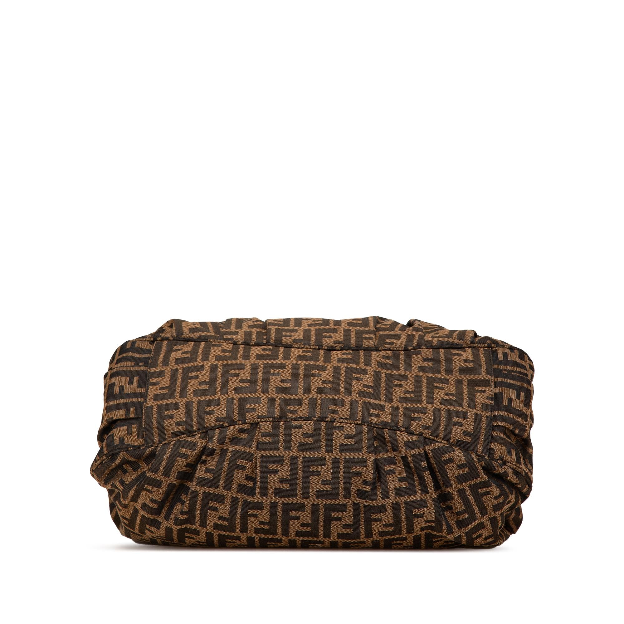 Fendi Zucca Canvas Mia Tote