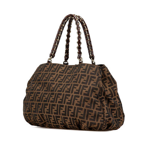 Fendi Zucca Canvas Mia Tote