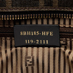 Fendi Zucca Canvas Logo Medium Roll Tote (SHF-U2XZrj)