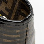 Fendi Zucca Canvas Logo Medium Roll Tote (SHF-U2XZrj)