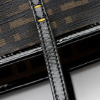 Fendi Zucca Canvas Logo Medium Roll Tote (SHF-U2XZrj)