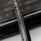 Fendi Zucca Canvas Logo Medium Roll Tote (SHF-U2XZrj)