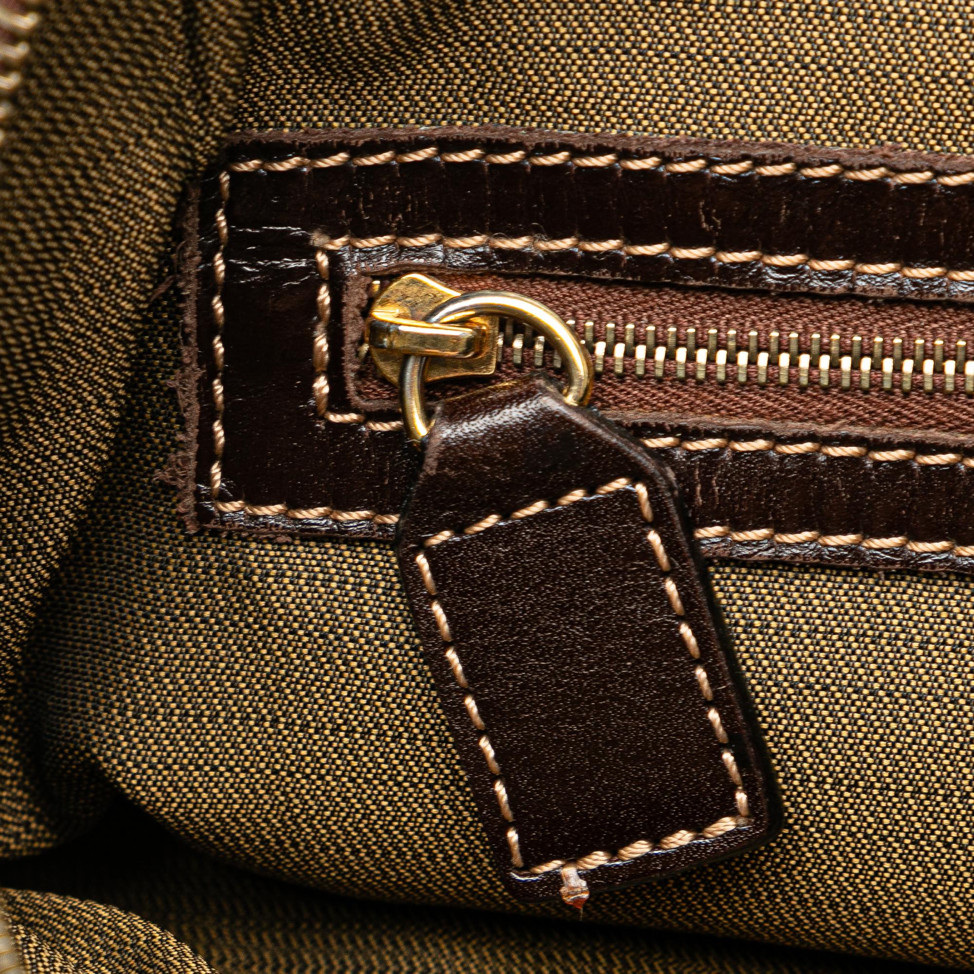 Fendi Zucca Canvas Satchel (SHG-VwjR6Z)
