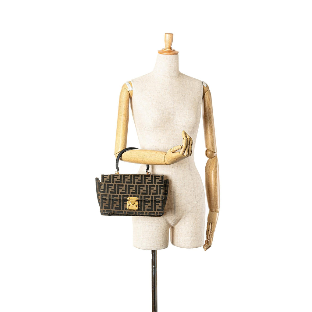 Fendi Zucca Canvas Satchel (SHG-SL8cXX)