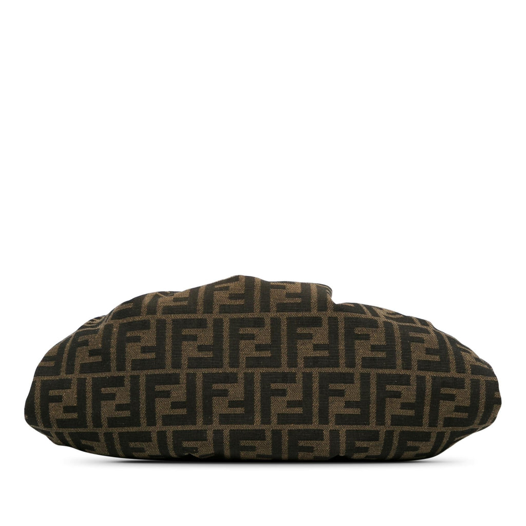 Fendi Zucca Canvas Shell Clutch (SHG-EBnBJ0)