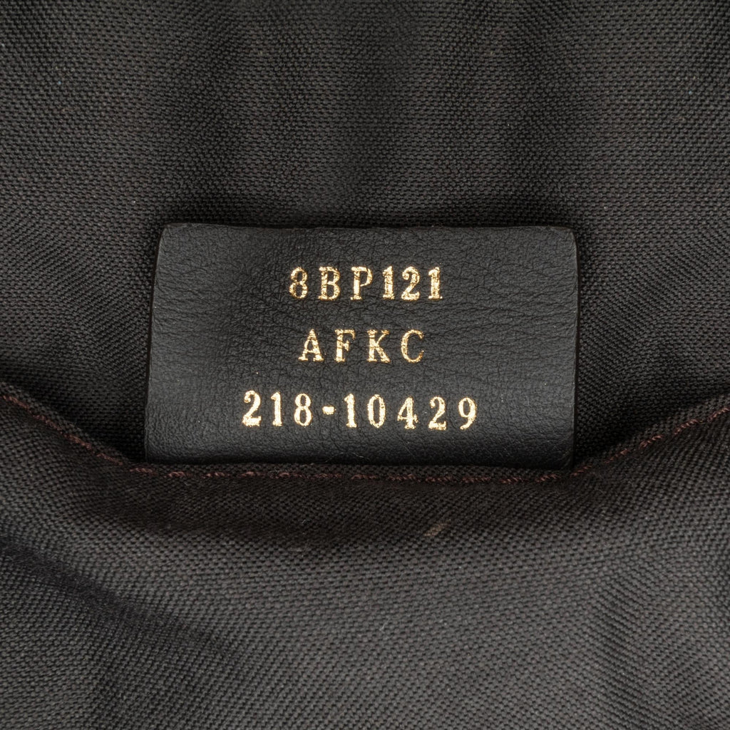 Fendi Zucca Canvas Shell Clutch (SHG-8ur43S)