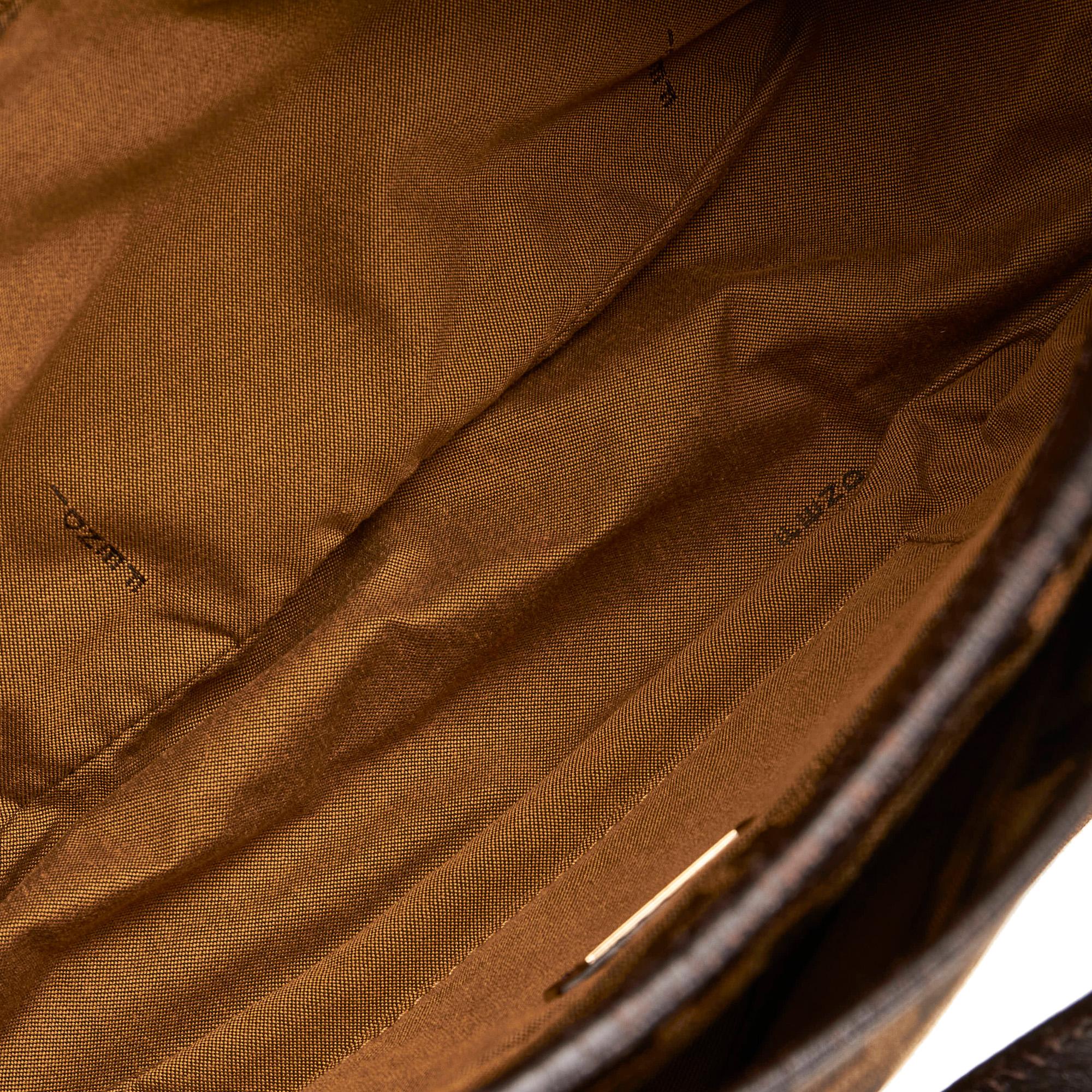 Fendi Zucca Canvas Shoulder Bag (SHG-33151)