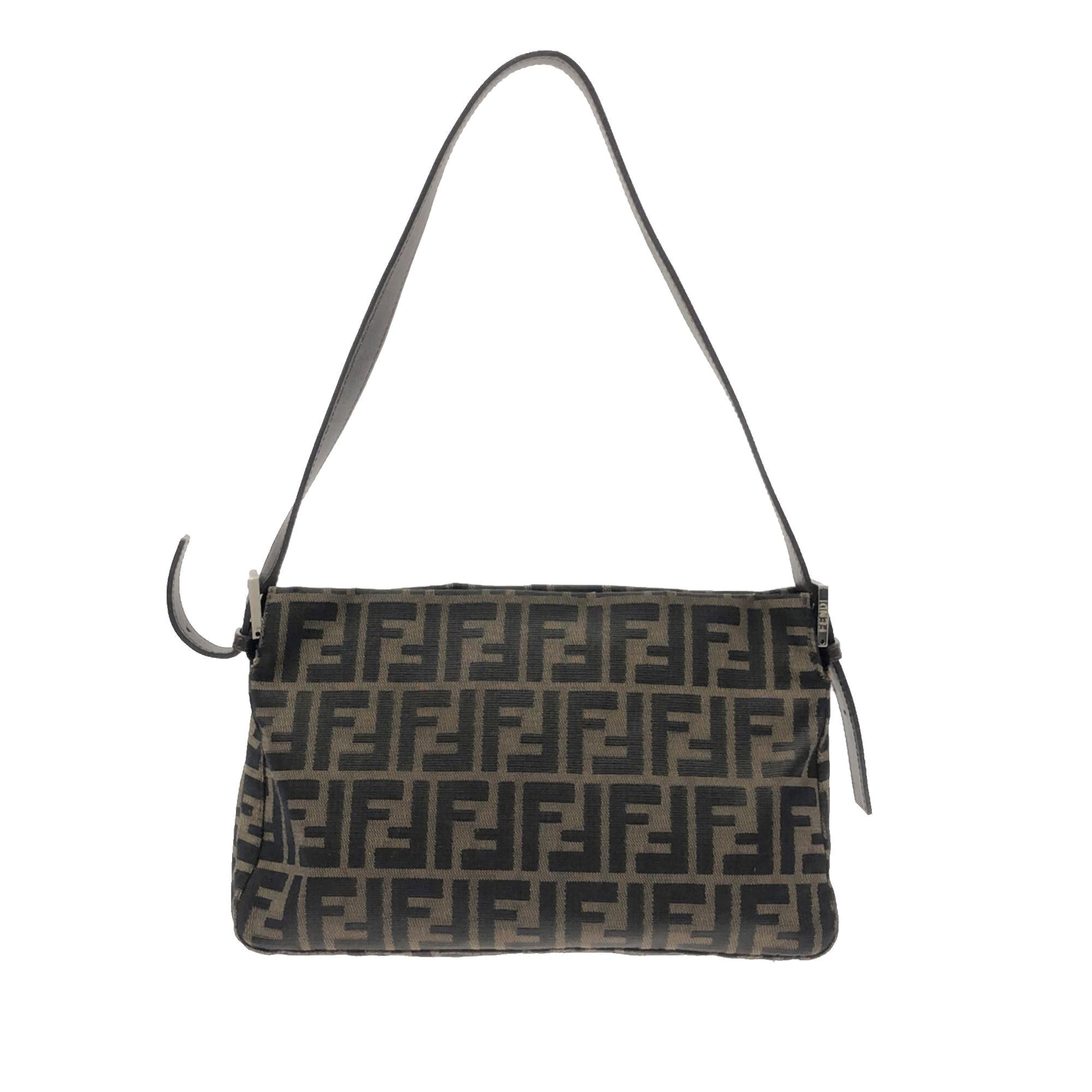 Fendi Zucca Canvas Shoulder Bag (SHG-foDLjp)