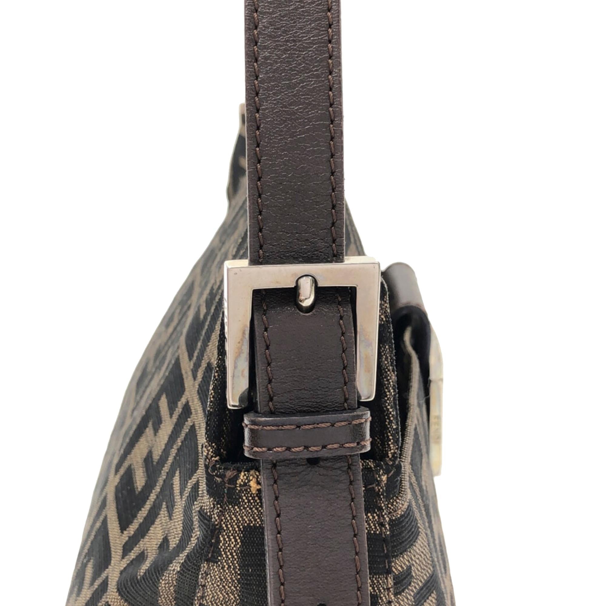 Fendi Zucca Canvas Shoulder Bag (SHG-foDLjp)