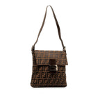 Fendi Zucca Canvas Shoulder Bag (SHG-LRl3O0)
